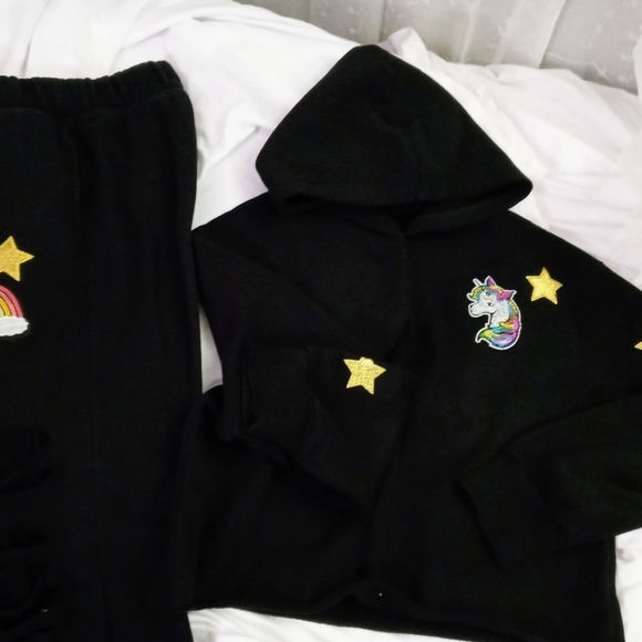 Women's or Juniors or big kid KB design & crafted sweats! Black xs - Picture 2 of 12